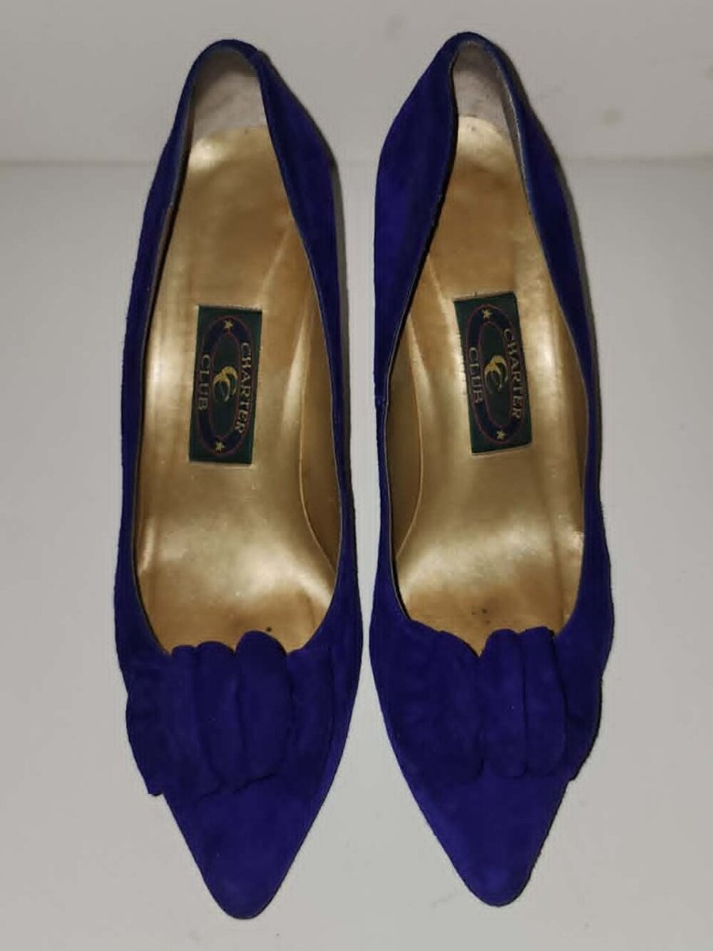Vintage Purple Suede Women's, Charter Club, Size 8